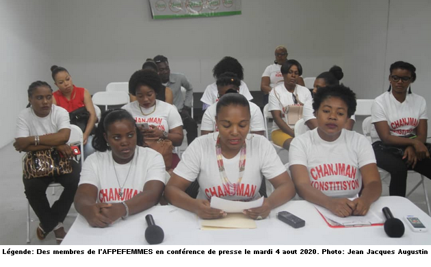 AFPEFEMMES prône une nouvelle Constitution pour la stabilité du pays